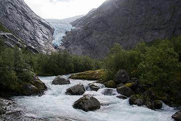 Image showing Briksdalsbreen, Sogn og Fjordane, Norway