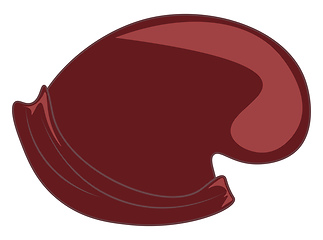 Image showing A red-head cap or hat usually worn by elf or other cartoon chara