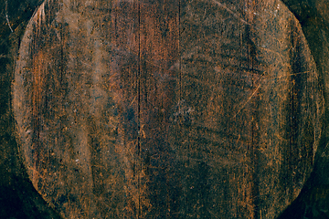 Image showing Dark vintage wood texture