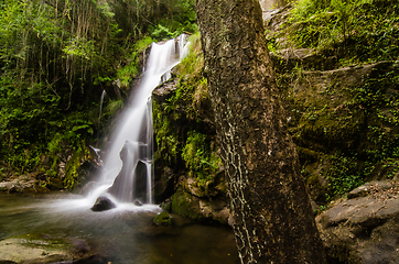 Image showing Beautiful waterfall in Cabreia Portugal