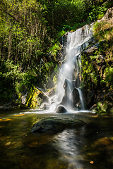 Image showing Beautiful waterfall in Cabreia Portugal