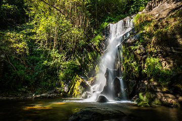 Image showing Beautiful waterfall in Cabreia Portugal