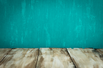 Image showing Wooden table top