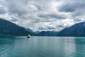 Image showing Travel in norwegian fjord