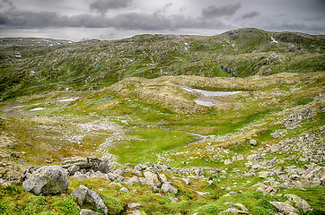 Image showing Travel in Norway mountains at summer
