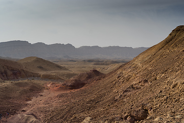 Image showing Travel in Israel negev desert landscape