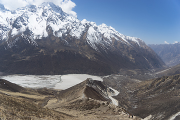 Image showing Mountain landscape in Nepal