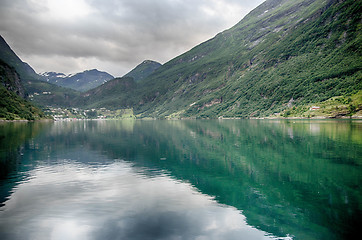 Image showing Dramatic fjord landscape in Norway