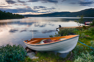 Image showing Romantic lake landscape in europe