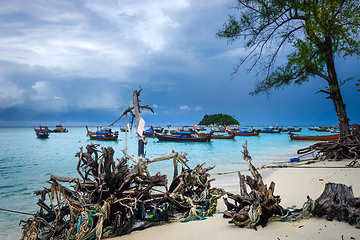 Image showing Tropical beach in Koh Lipe, Thailand