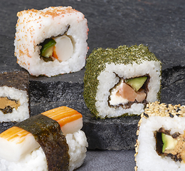 Image showing sushi dish variation