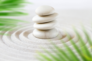 Image showing Zen natural japanese garden background