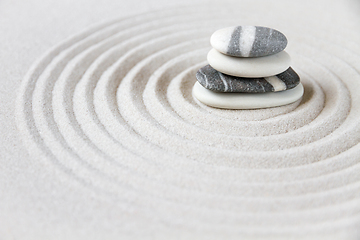 Image showing Zen japanese garden background