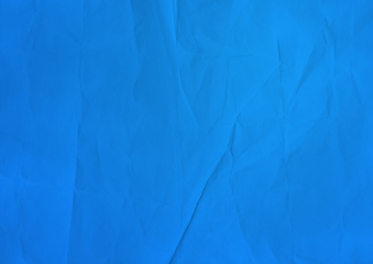 Image showing blue crumpled paper texture background