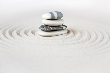 Image showing Zen japanese garden background