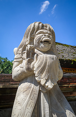Image showing Statue in Pura Tirta Empul temple, Ubud, Bali, Indonesia