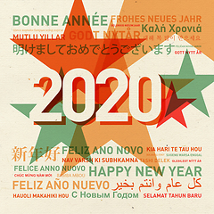 Image showing Happy new year from the world