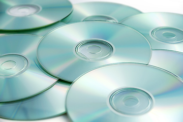 Image showing CD, DVD stack