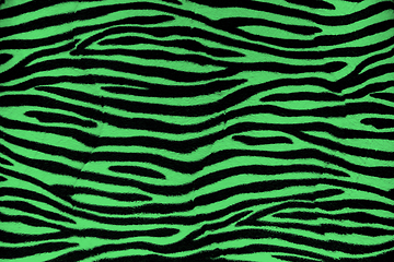 Image showing Green Zebra fur background texture