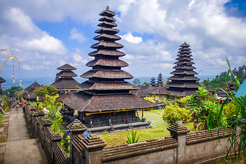 Image showing Pura Besakih temple on mount Agung, Bali, Indonesia