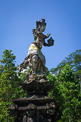 Image showing Statue in Pura Tirta Empul temple, Ubud, Bali, Indonesia