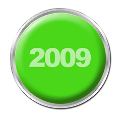 Image showing Button To Start the New Year