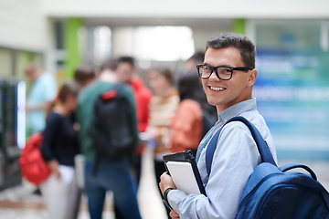 Image showing student using modern technology in school