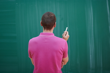 Image showing the student does the task on the board