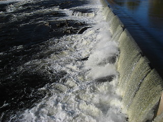 Image showing White waterfall