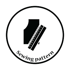 Image showing Sewing pattern icon