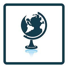 Image showing Icon of Globe