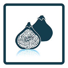 Image showing Icon of Fig fruit