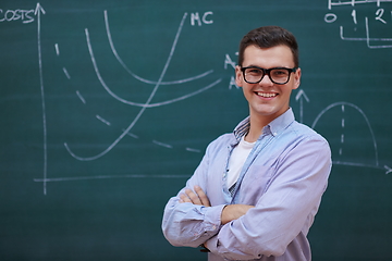 Image showing the student does the task on the board