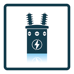 Image showing Electric transformer icon