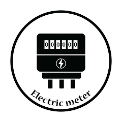 Image showing Electric meter icon