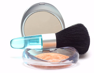 Image showing Powder and brush