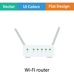 Image showing Wi-Fi router icon