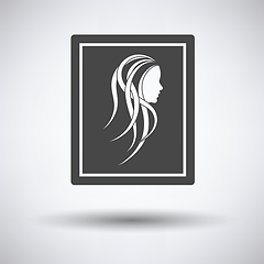 Image showing Portrait art icon