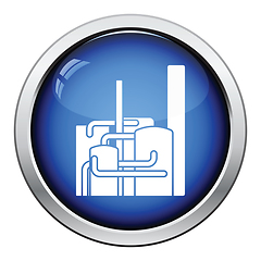 Image showing Chemical plant icon