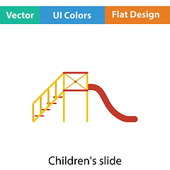 Image showing Children\'s slide icon