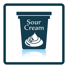 Image showing Sour cream icon