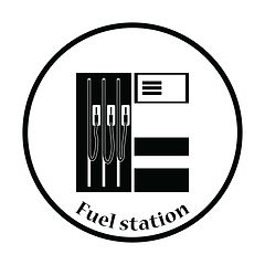 Image showing Fuel station icon