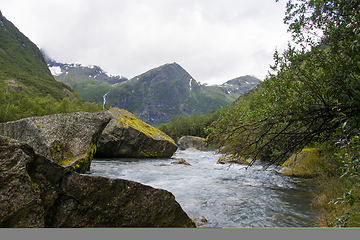 Image showing Briksdalsbreen, Sogn og Fjordane, Norway