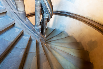 Image showing typical vintage stone staircase