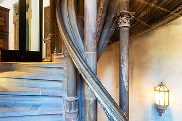 Image showing typical vintage stone staircase