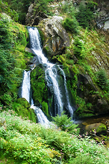 Image showing waterfall at Triberg in the black forest area Germany