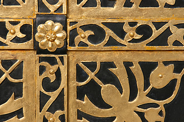 Image showing Golden ornament