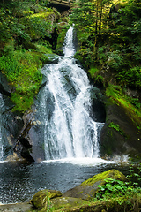 Image showing waterfall at Triberg in the black forest area Germany