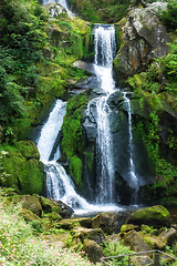 Image showing waterfall at Triberg in the black forest area Germany