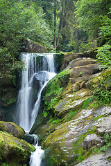 Image showing waterfall at Triberg in the black forest area Germany